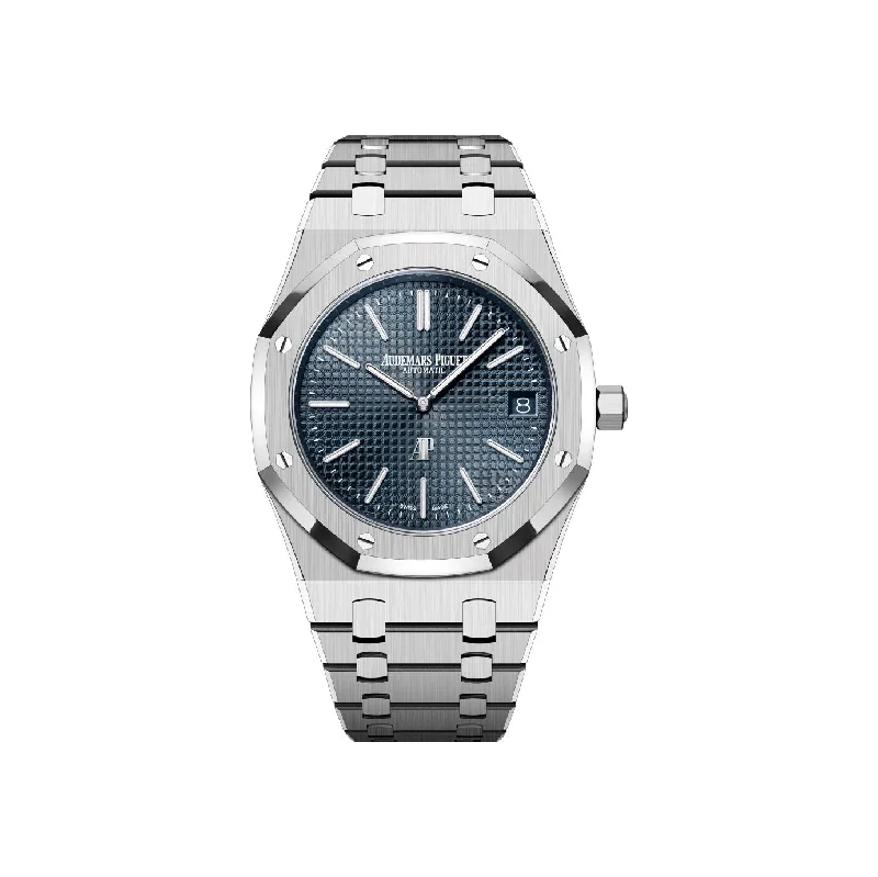 Audemars Piguet Royal Oak “JUMBO” EXTRA-THIN “50TH ANNIVERSARY” Ref# 16202ST.OO.1240ST.01