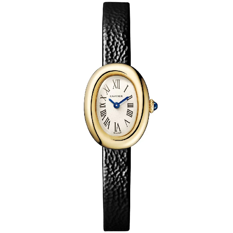 Baignoire Mini 18ct Yellow Gold Ladies Strap Watch