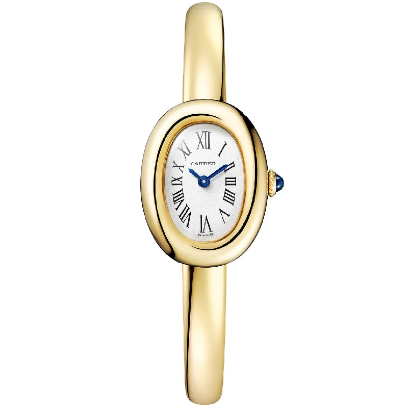 Baignoire Mini Size 15 18ct Yellow Gold Ladies Bangle Watch