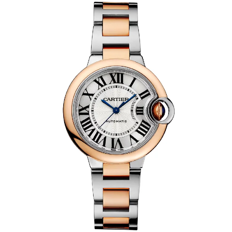 Ballon Bleu de Cartier 33mm 18ct Pink Gold and Steel Watch