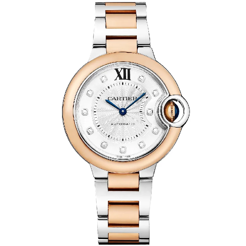 Ballon Bleu de Cartier 33mm Two-Tone Diamond Dial Watch