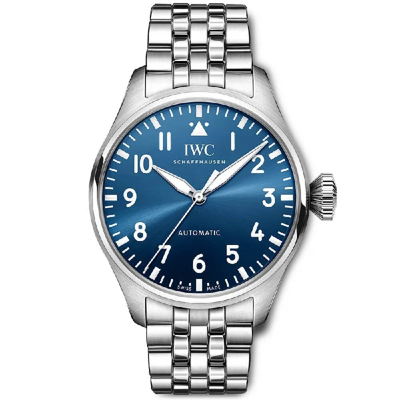 Big Pilot-s 43mm Blue Dial Men-s Automatic Bracelet Watch