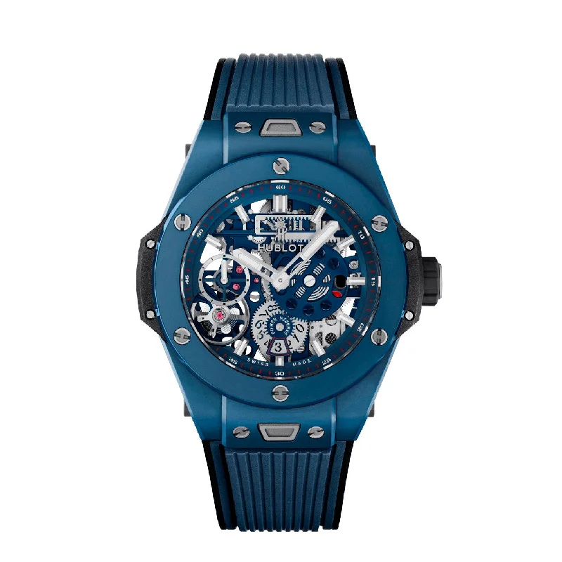 Hublot Big Bang Meca-10 Ceramic Blue 45mm. Ref# 414.EX.5123.RX