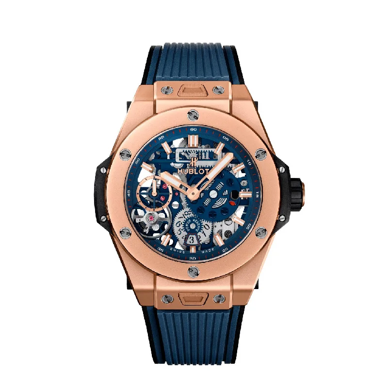 Hublot Big Bang Meca-10 King Gold  Blue 45mm. Ref# 414.OI.5123.RX