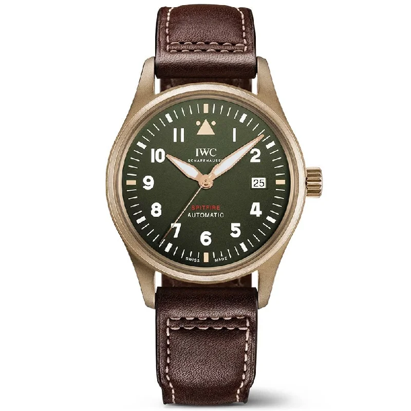 Pilot-s Spitfire Bronze 39mm Green Dial Men-s Automatic Watch