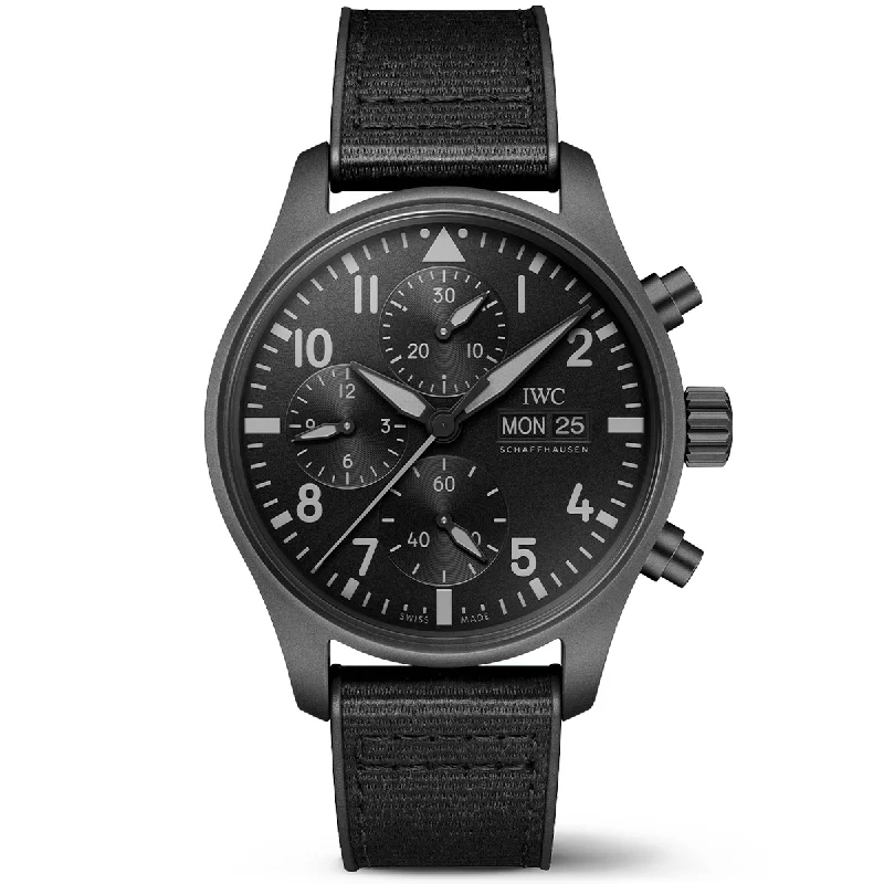 Pilot-s Top Gun Ceratanium 41mm Men-s Chronograph Watch