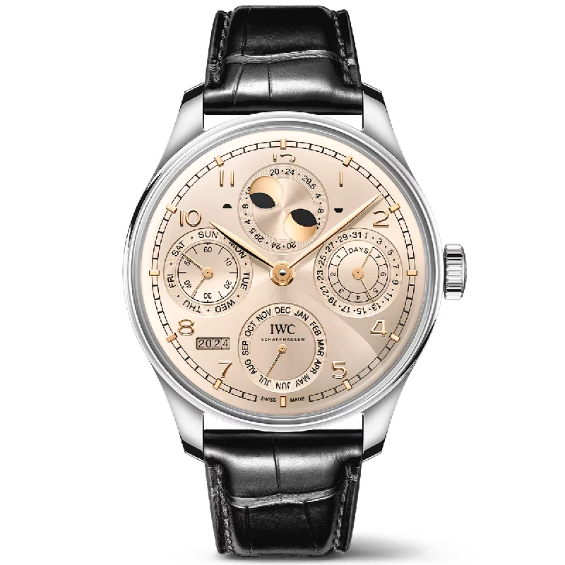 Portugieser ‘Dune- Perpetual Calendar 44mm 18ct White Gold Watch