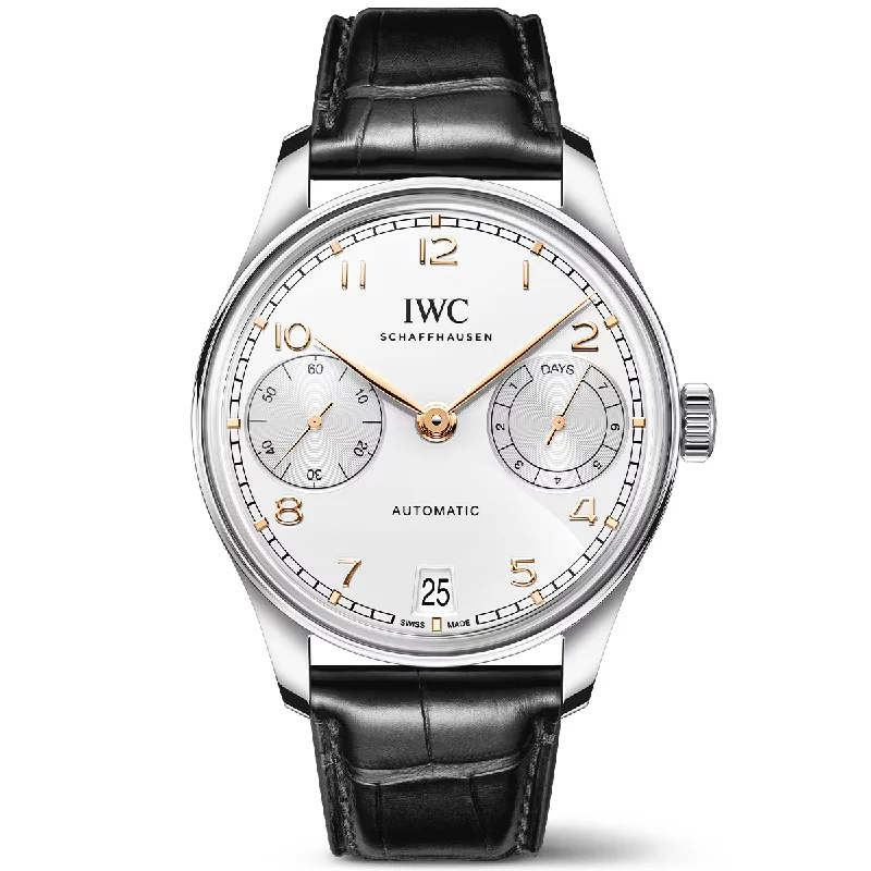 Portugieser ‘Silver Moon- 42mm Automatic Strap Watch