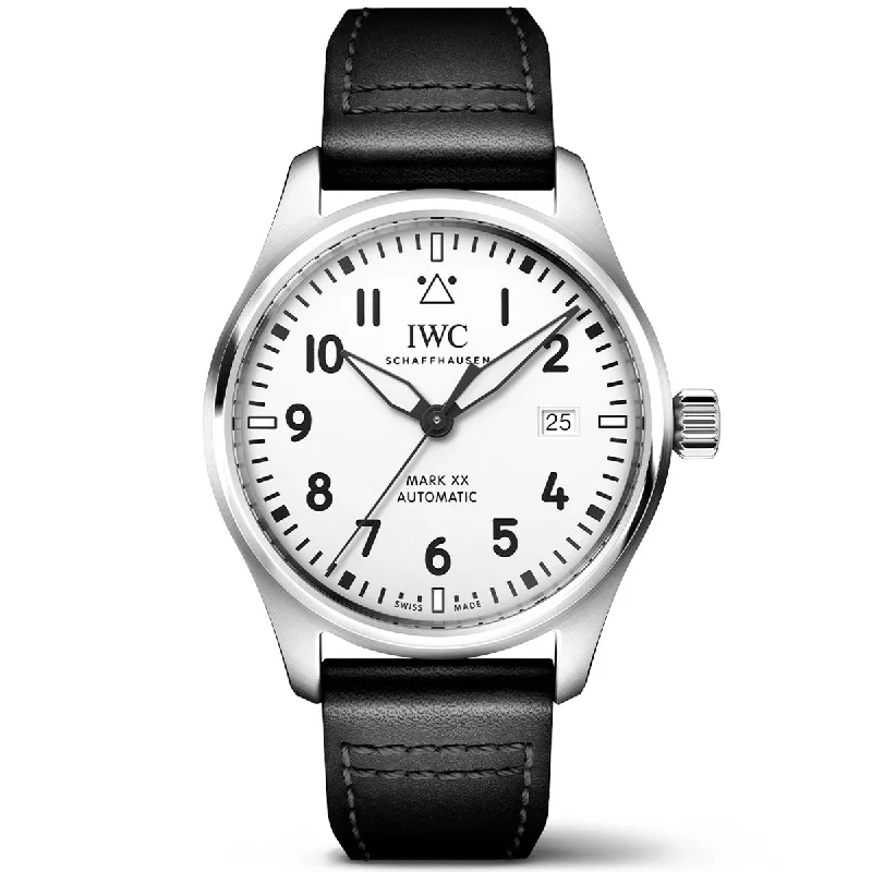 Pilot-s Mark XX 40mm White Dial Men-s Automatic Strap Watch