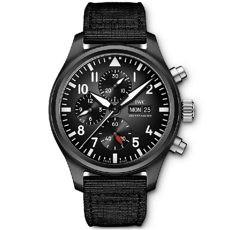 Pilot-s Spitfire 44mm Black Ceramic Men-s Chronograph Watch