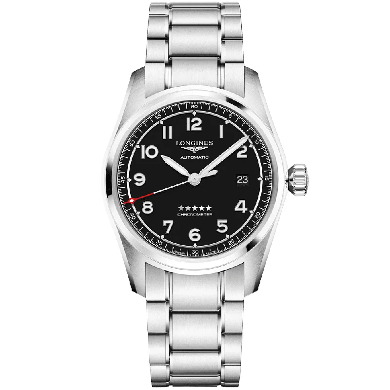 Spirit 40mm Black Dial Men-s Automatic Bracelet Watch