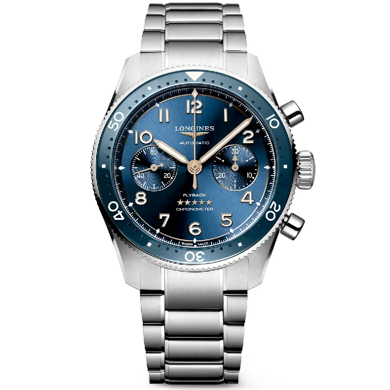 Spirit Flyback 42mm Blue Dial Men-s Automatic Chronograph Watch