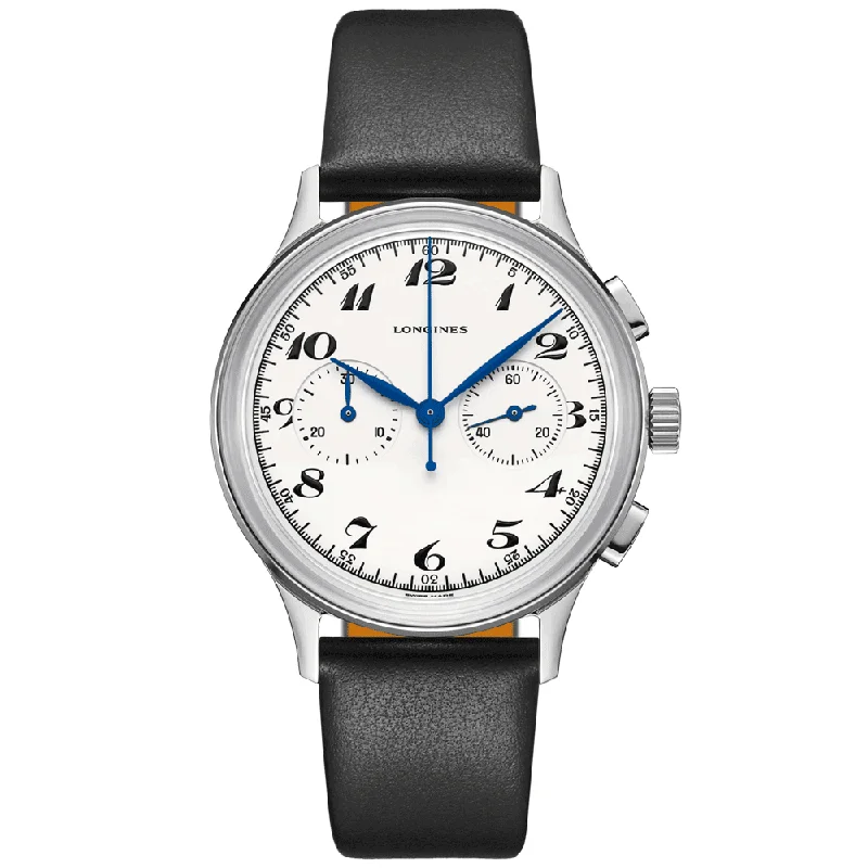 The Longines Heritage Classic 1946 Chronograph Automatic Strap Watch