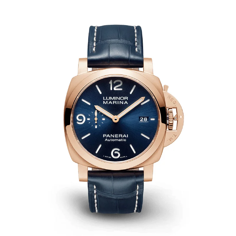 Panerai Luminor Marina Goldtech™ Sole Blu Ref# PAM01112