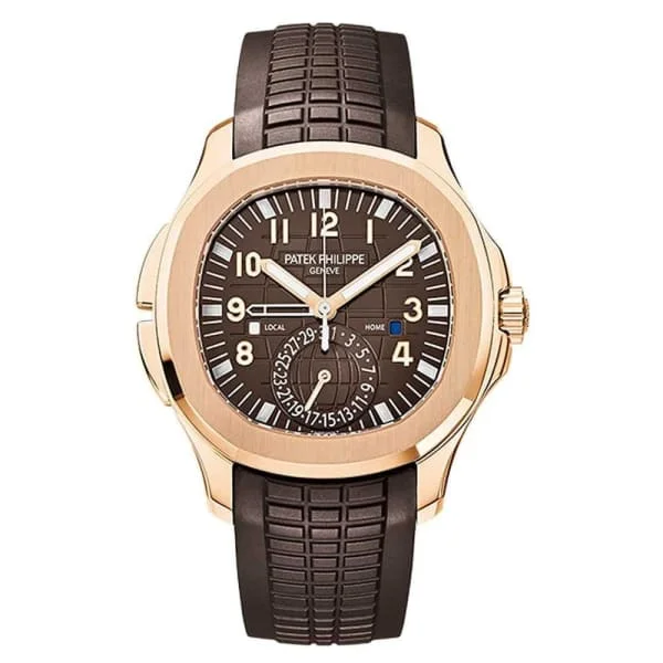 Patek Philippe Aquanaut Travel Time. 18k Rose Gold. 40.8mm. Ref# 5164R-001