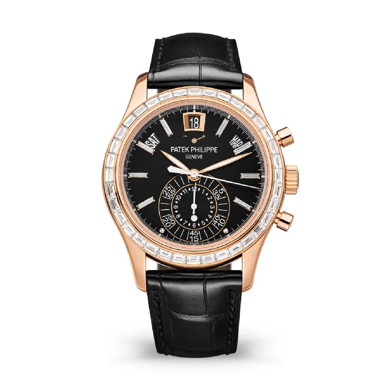 Patek Philippe Complication. 18k Rose Gold. Flyback Chronograph with Annual Calendar 40.5mm. Ref# 5961R-010