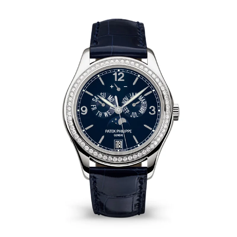 Patek Philippe Complication. 18k White Gold. 39mm. Annual Calendar / Moonphases Ref# 5147G-001