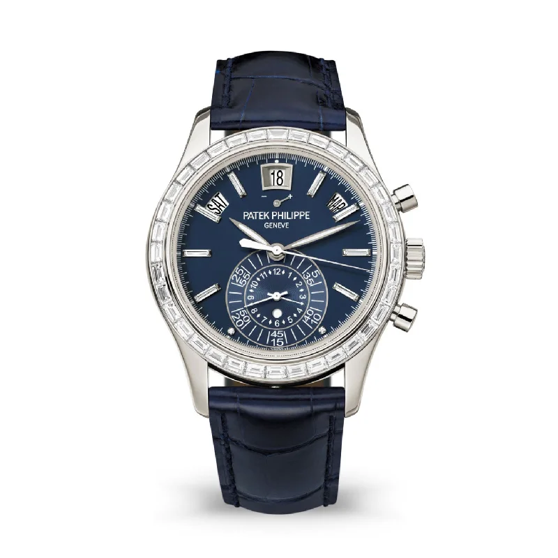 Patek Philippe Complication. Platinum. Flyback Chronograph with Annual Calendar 40.5mm. Ref# 5961P-001