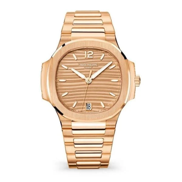 Patek Philippe Nautilus Ladies Automatic Watch. 18k Rose Gold. 35.2mm. Ref# 7118/1R-010