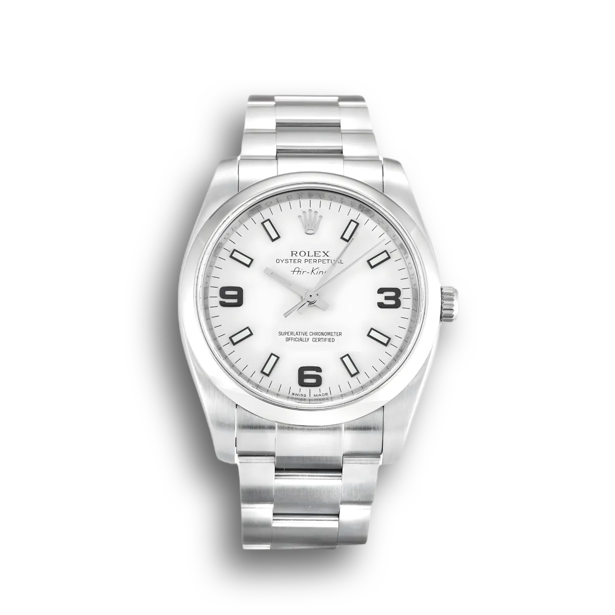 Rolex Air-King 34mm Dial White Ref.114200