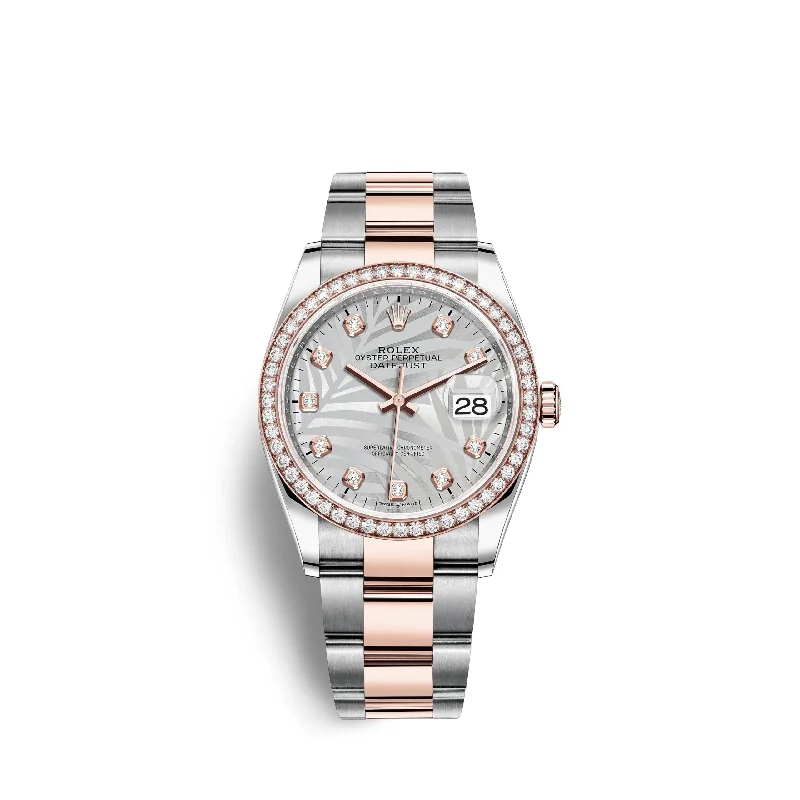 Rolex Datejust 36mm. Oystersteel and 18k Everose Gold. Ref# 126281rbr-0026