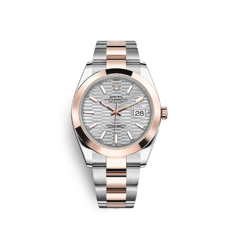 Rolex Datejust 41mm. Oystersteel and 18k Everose Gold. Ref# 126301-0017