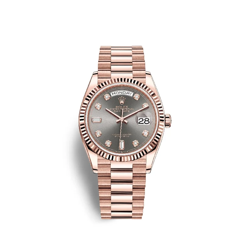 Rolex Day-Date. 36mm. 18k Everose Gold. Ref# 128235-0050