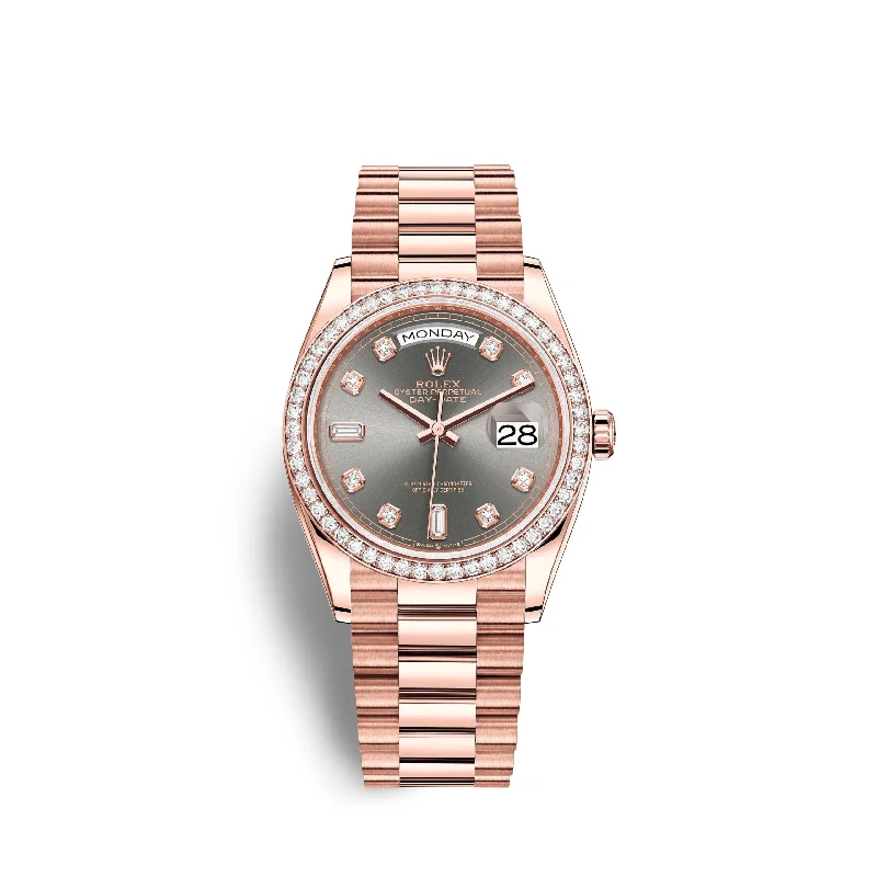 Rolex Day-Date 36mm. 18k Everose Gold. Ref# 128345rbr-0052