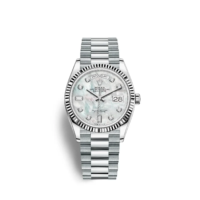 Rolex Day-Date. 36mm. Platinum. Ref# 128236-0002