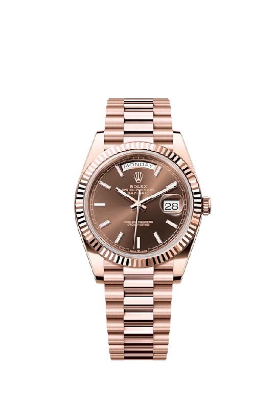 Rolex Day-Date 40. 18k Everose Gold. 40mm. Ref# 228235-0053