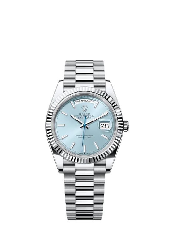 Rolex Day-Date 40. Platinum. 40mm. Ref# 228236-0018