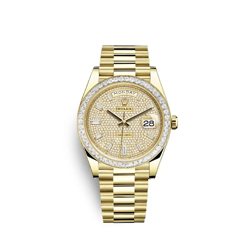 Rolex Day-Date 40mm. 18k Yellow Gold. Ref# 228398tbr-0036