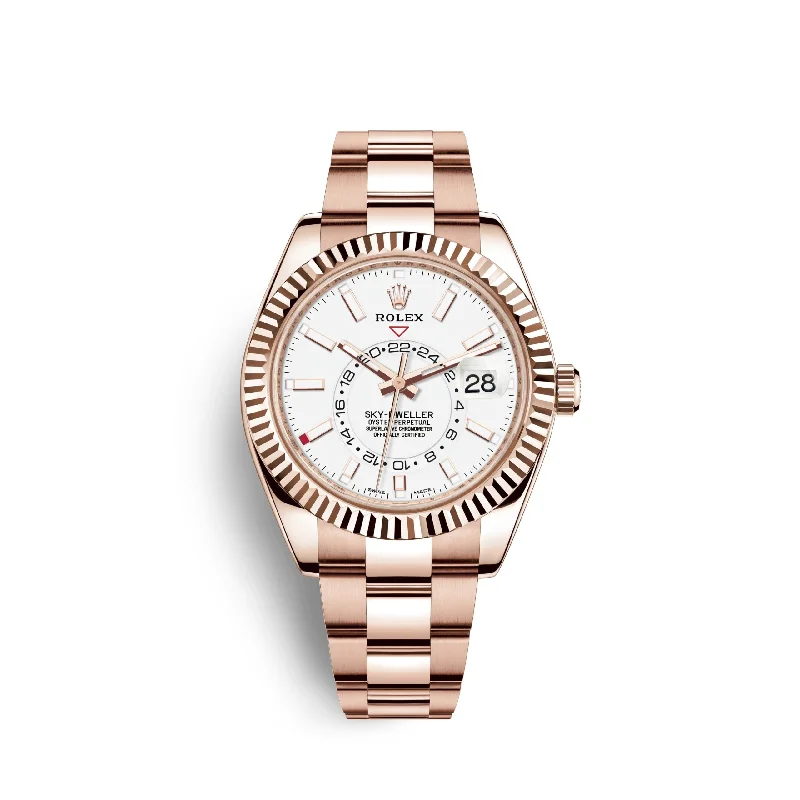 Rolex Sky-Dweller 42mm. 18k Everose Gold. Ref# 326935-0005