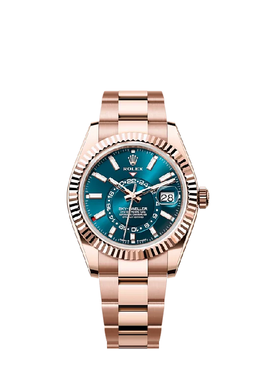 Rolex Sky-Dweller. 42mm. 18k Everose Gold. Ref# 336935-0001