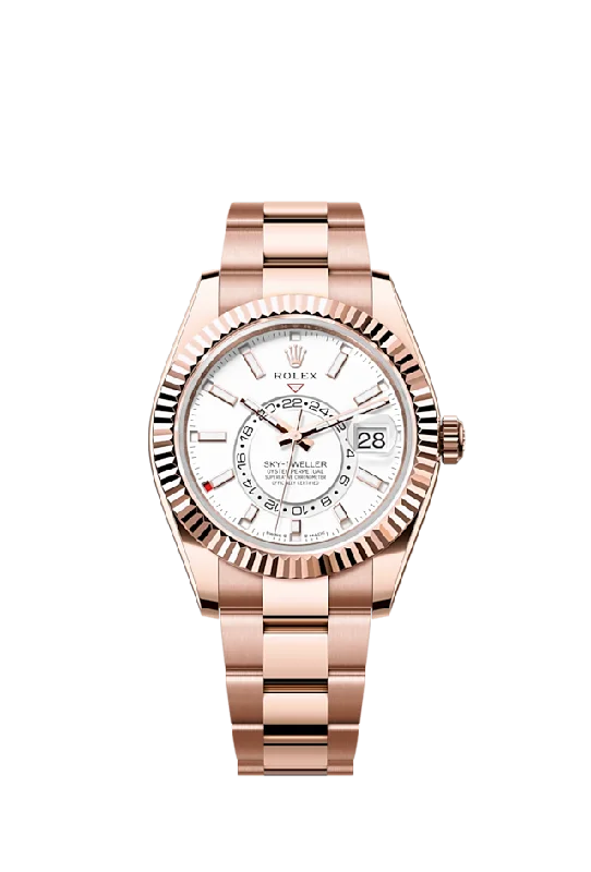 Rolex Sky-Dweller. 42mm. 18k Everose Gold. Ref# 336935-0003