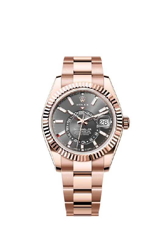 Rolex Sky-Dweller. 42mm. 18k Everose Gold. Ref# 336935-0004