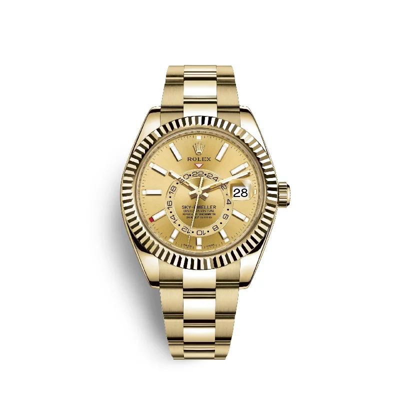 Rolex Sky-Dweller 42mm. 18k Yellow Gold. Ref# 326938-0003