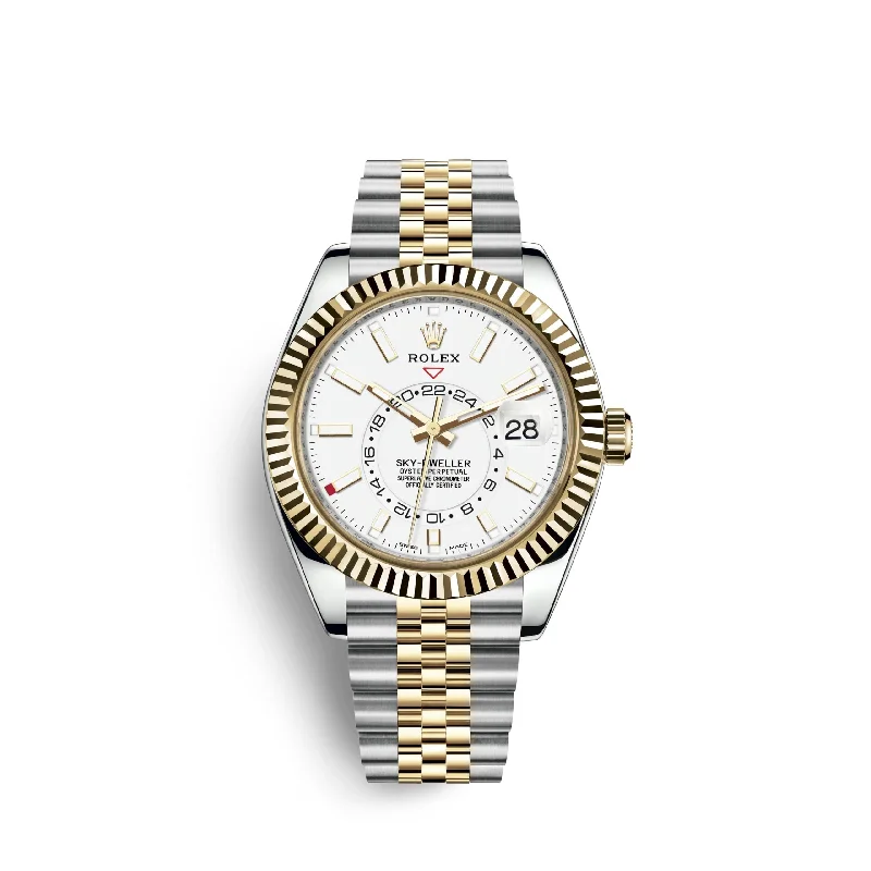 Rolex Sky-Dweller 42mm. Oystersteel and 18k Yellow Gold. Ref# 326933-0010