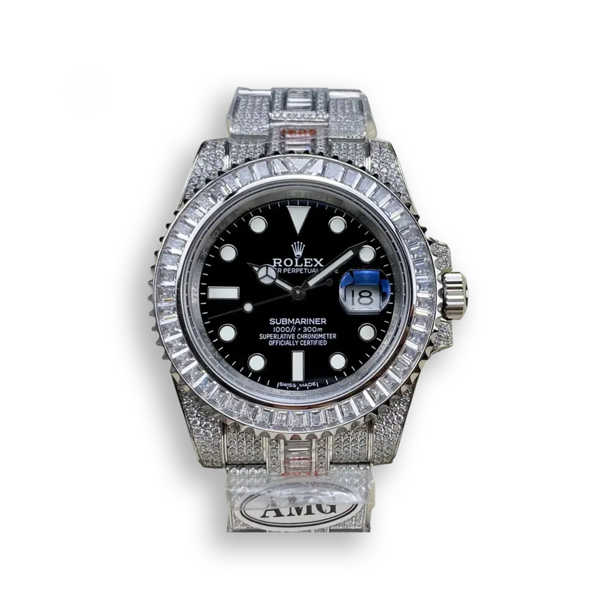 Rolex Submariner Iced Out Ref.116610LN-1 41mm Black Dial