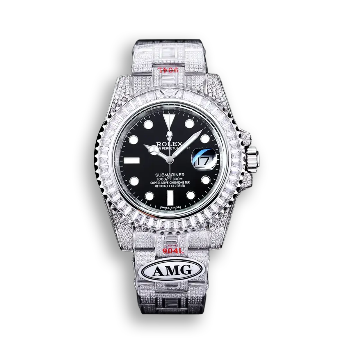 Rolex Submariner Iced Out Ref.116610LN-2 41mm Black Dial