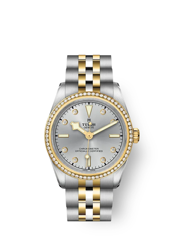 Tudor Black Bay 31 S&G. 316L Stainless Steel. 18k Yellow Gold and Diamonds. Ref# M79613-0006