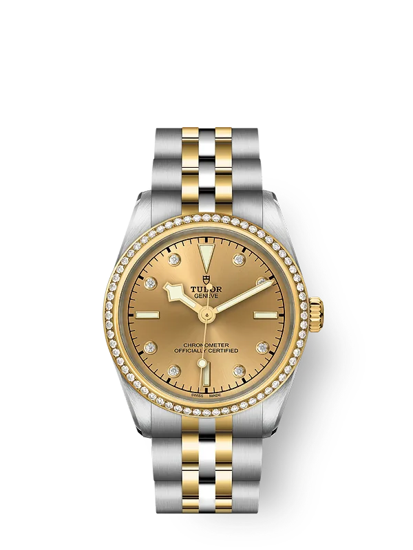 Tudor Black Bay 31 S&G. 316L Stainless Steel. 18k Yellow Gold and Diamonds. Ref# M79613-0007