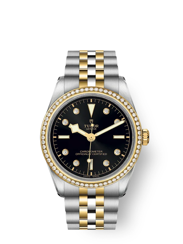 Tudor Black Bay 36 S&G. 316L Stainless Steel. 18k Yellow Gold and Diamonds. Ref# M79653-0005